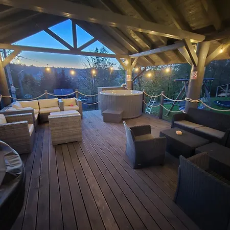 シャレー Goralski Przystanek Jacuzzi & Sauna - Dom Dla 17 Osob