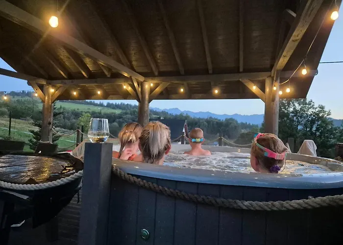 Góralski Przystanek Jacuzzi&sauna - Dom Dla 17 Osób Biały Dunajec